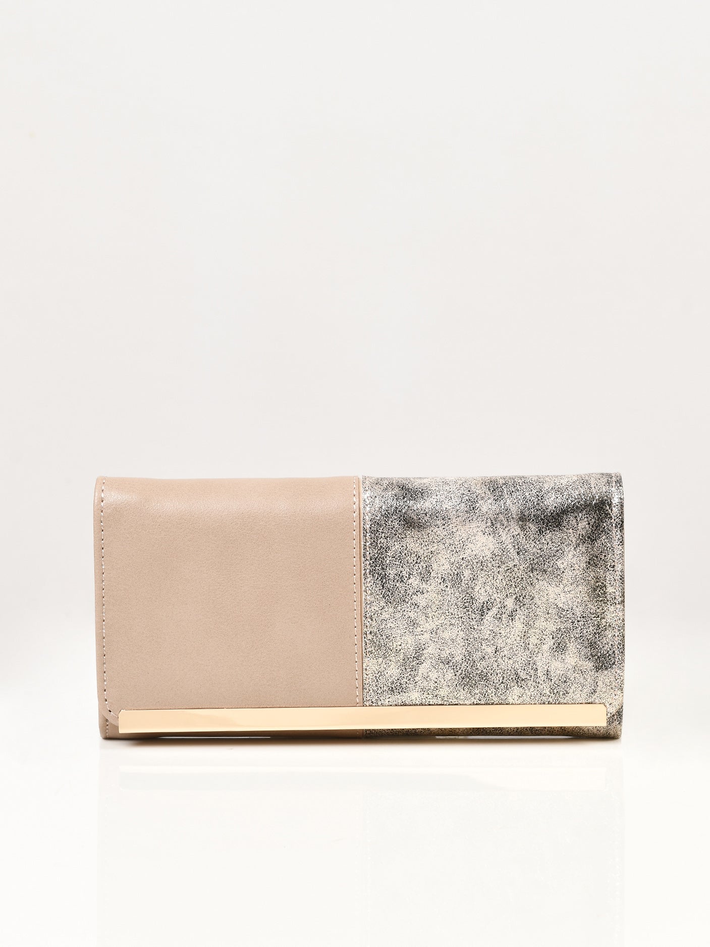 Two Toned Shimmer Wallet