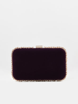 chained-velvet-clutch