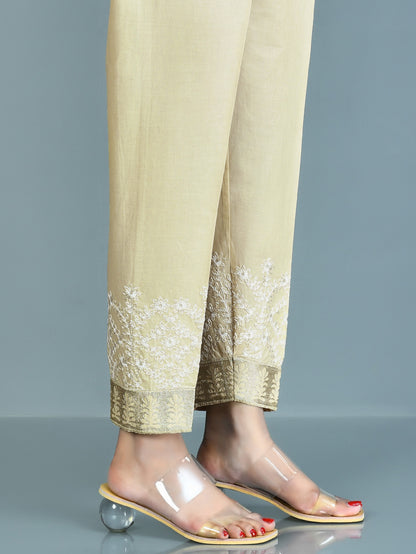 Embroidered Cambric Trousers