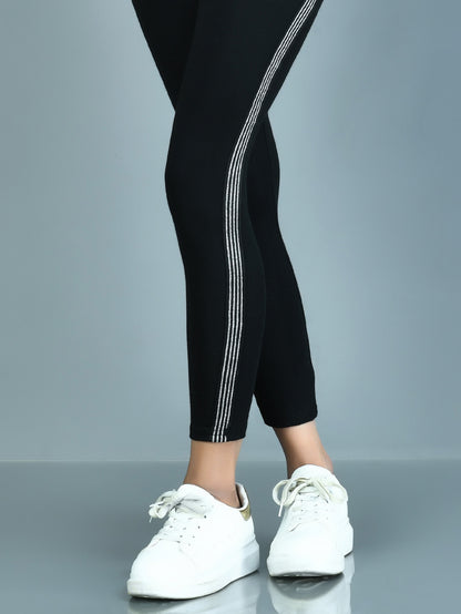 Shimmer Striped Tights