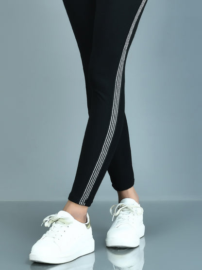 Shimmer Striped Tights