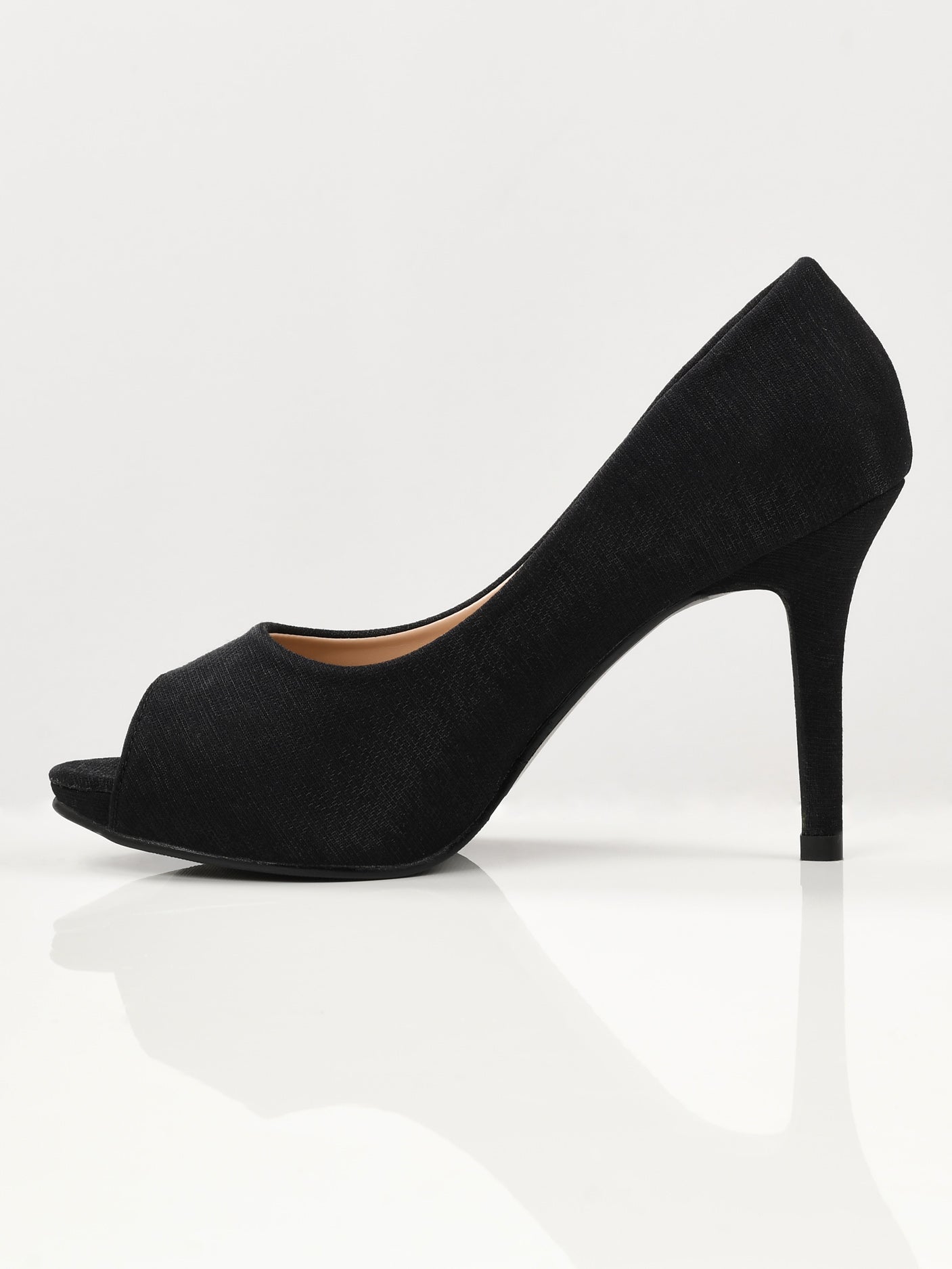 Shimmery Heels - Black