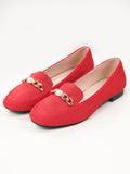 textured-chain-shoes---red