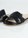 textured-flat-sandals---black