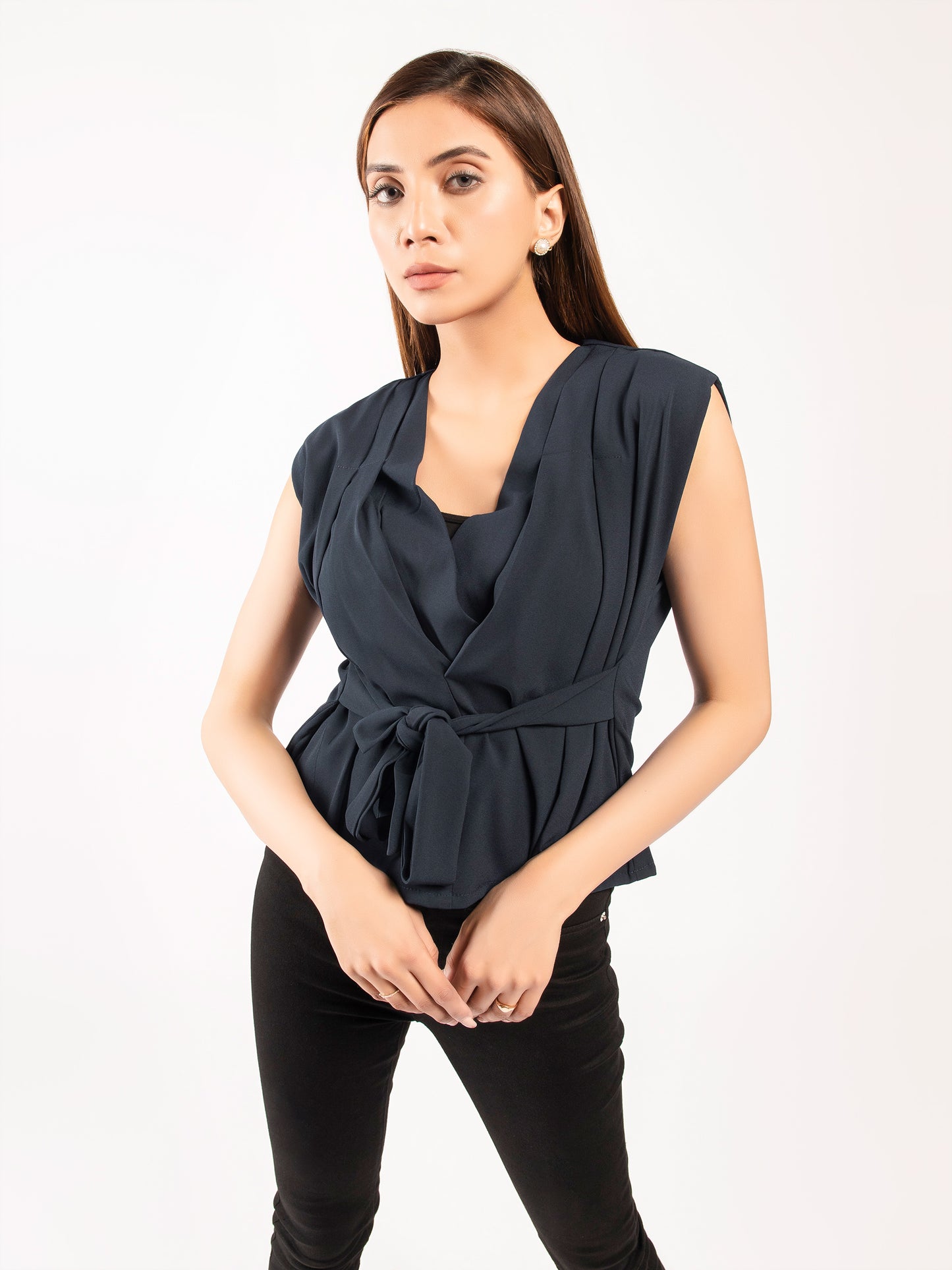 Pleated Grip Top