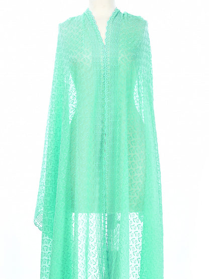 Chiffon Dyed Schiffli Dupatta