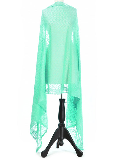 Chiffon Dyed Schiffli Dupatta