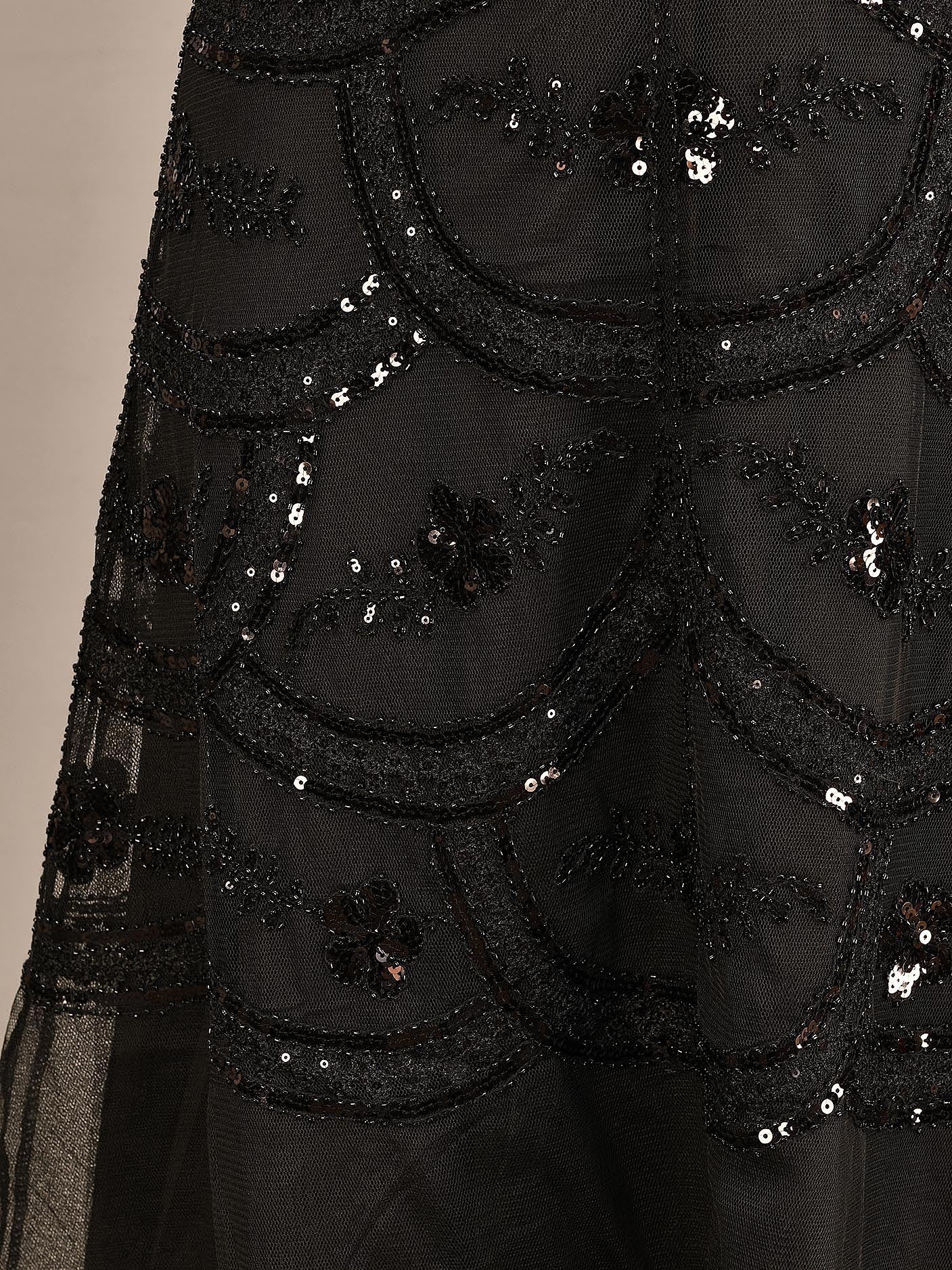 Sequined Net Dress