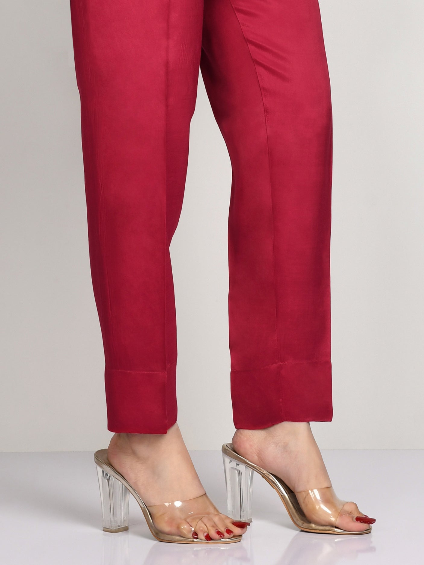 Raw Silk Trouser