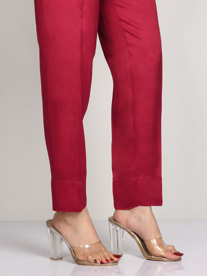 Raw Silk Trouser