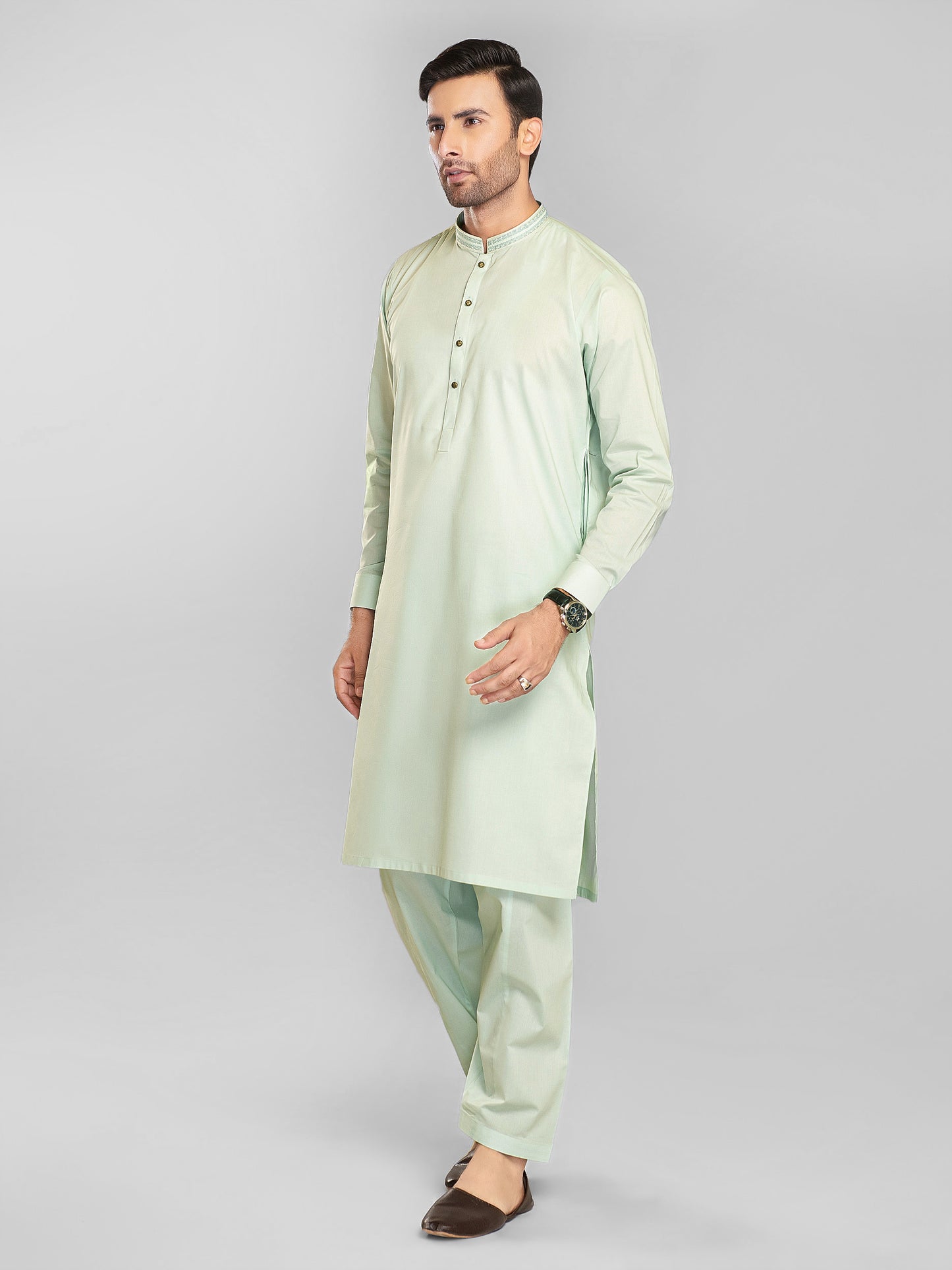 Cotton Suit-Embroidered
