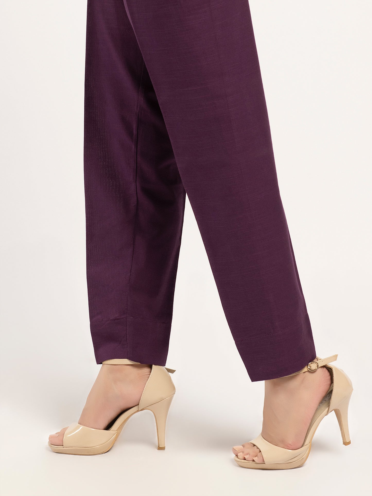 Plain Khaddar Trousers