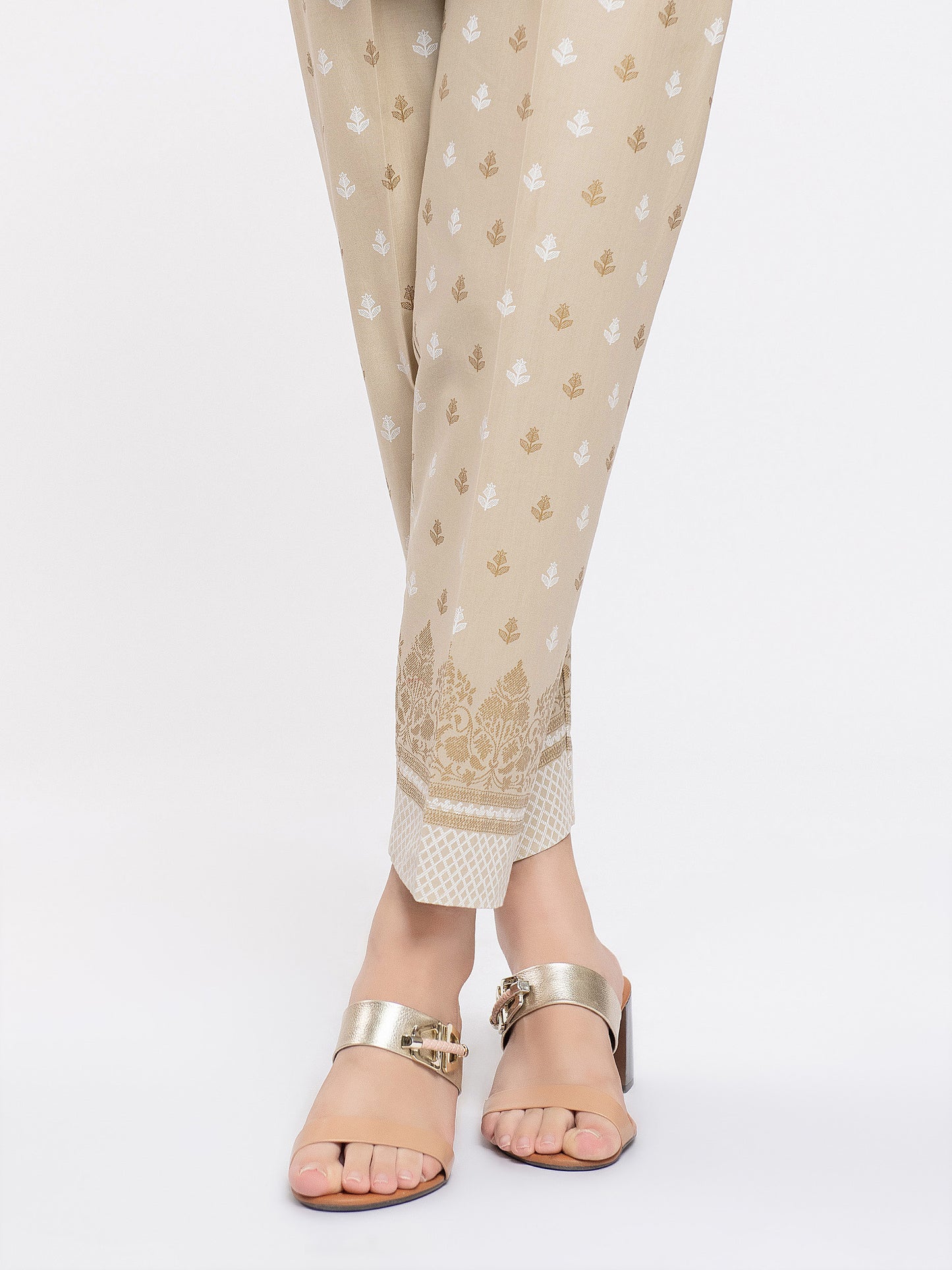 Printed Cambric Trouser