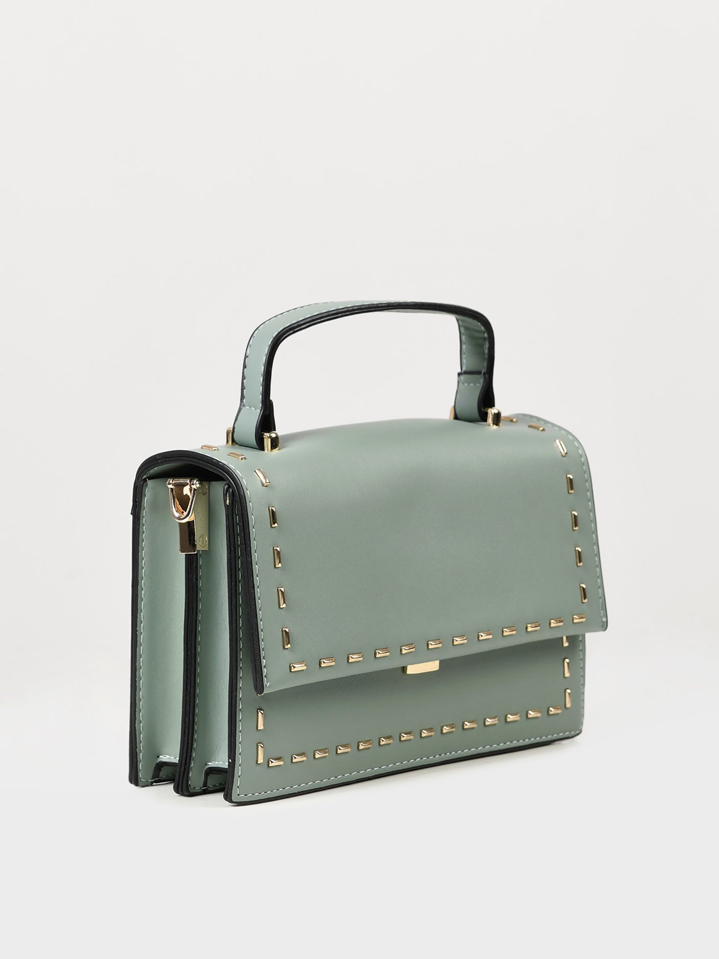 Studded Rectangular Handbag