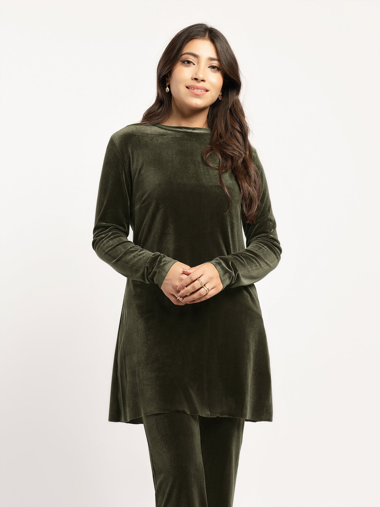 Dyed Velvet Top