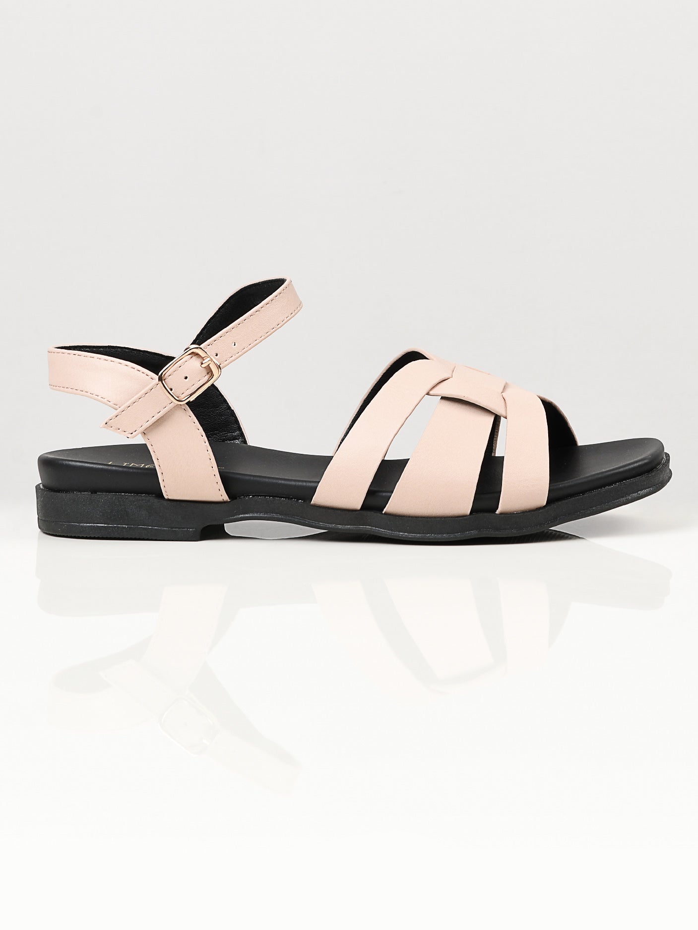 Plain Strap Sandals - Pink