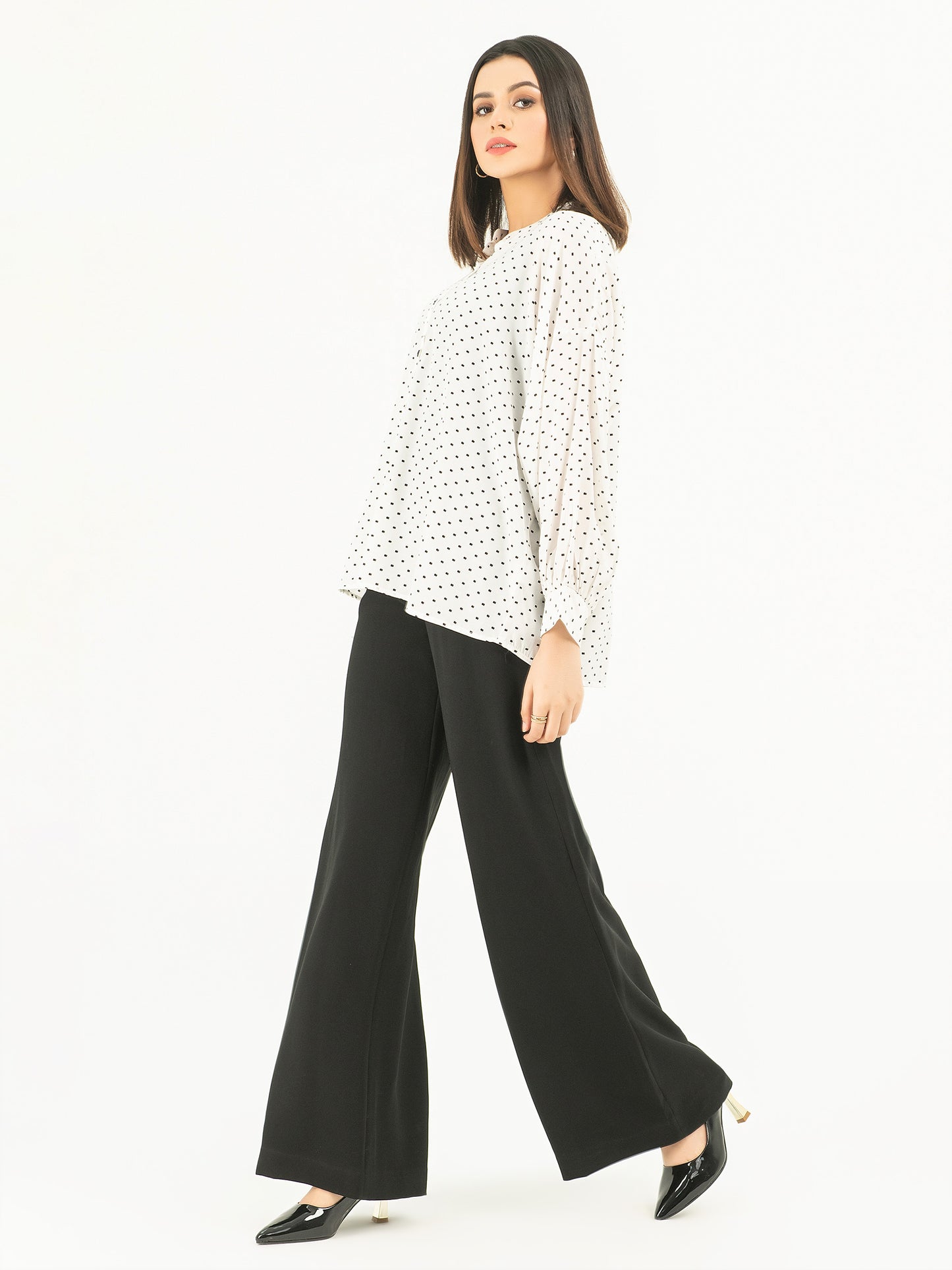 Printed Silk Top