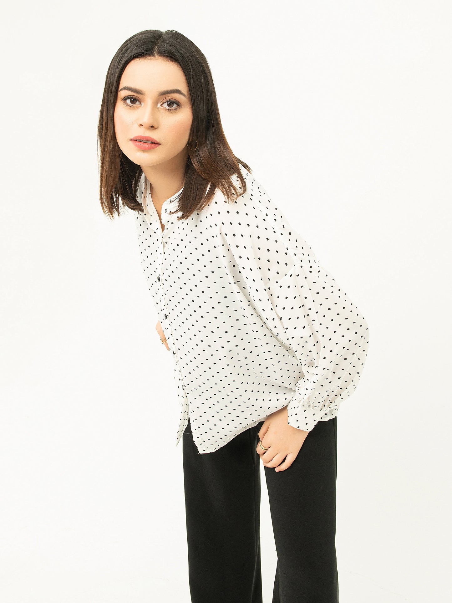 Printed Silk Top