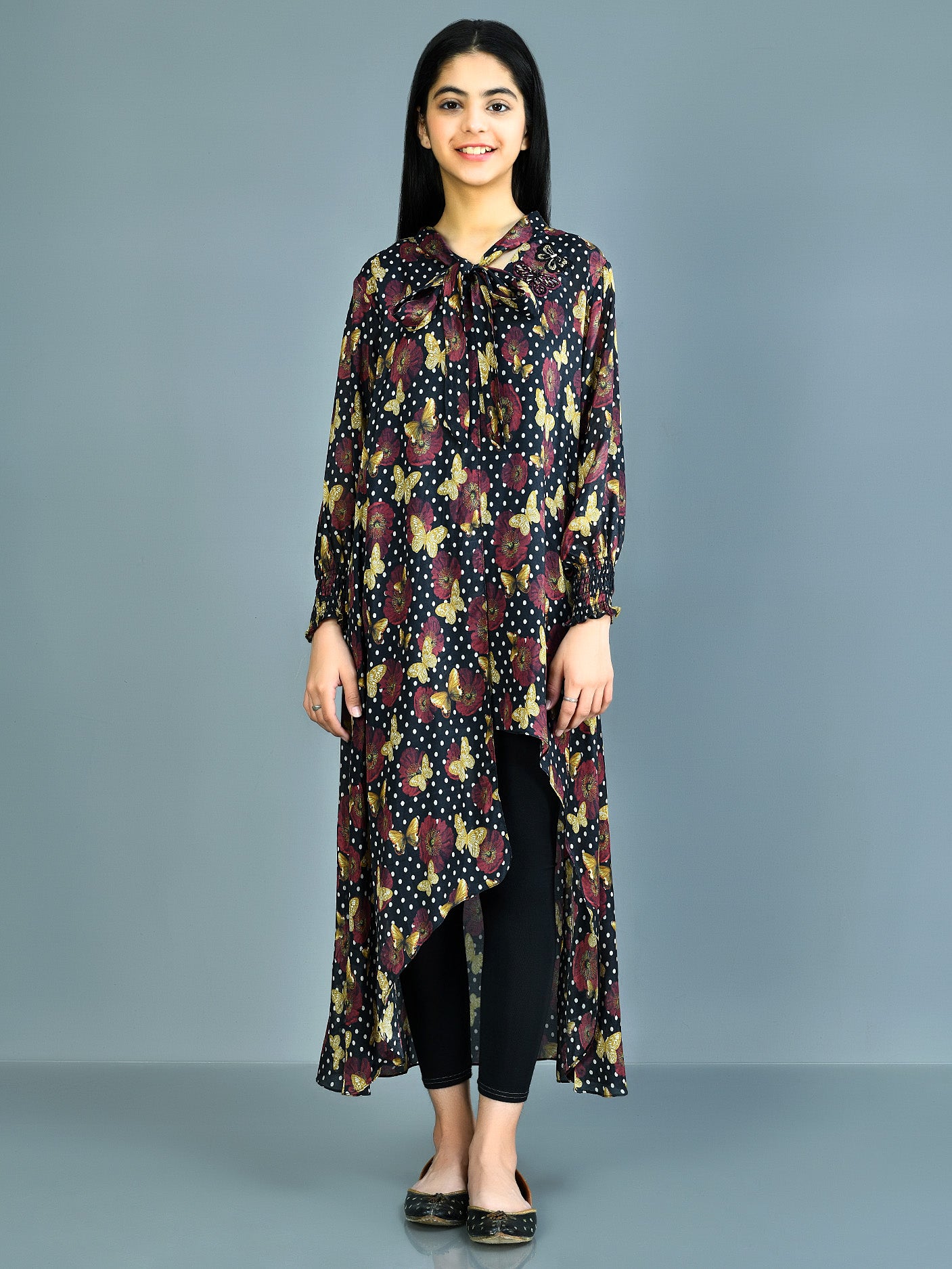 Embellished Silk Shirt
