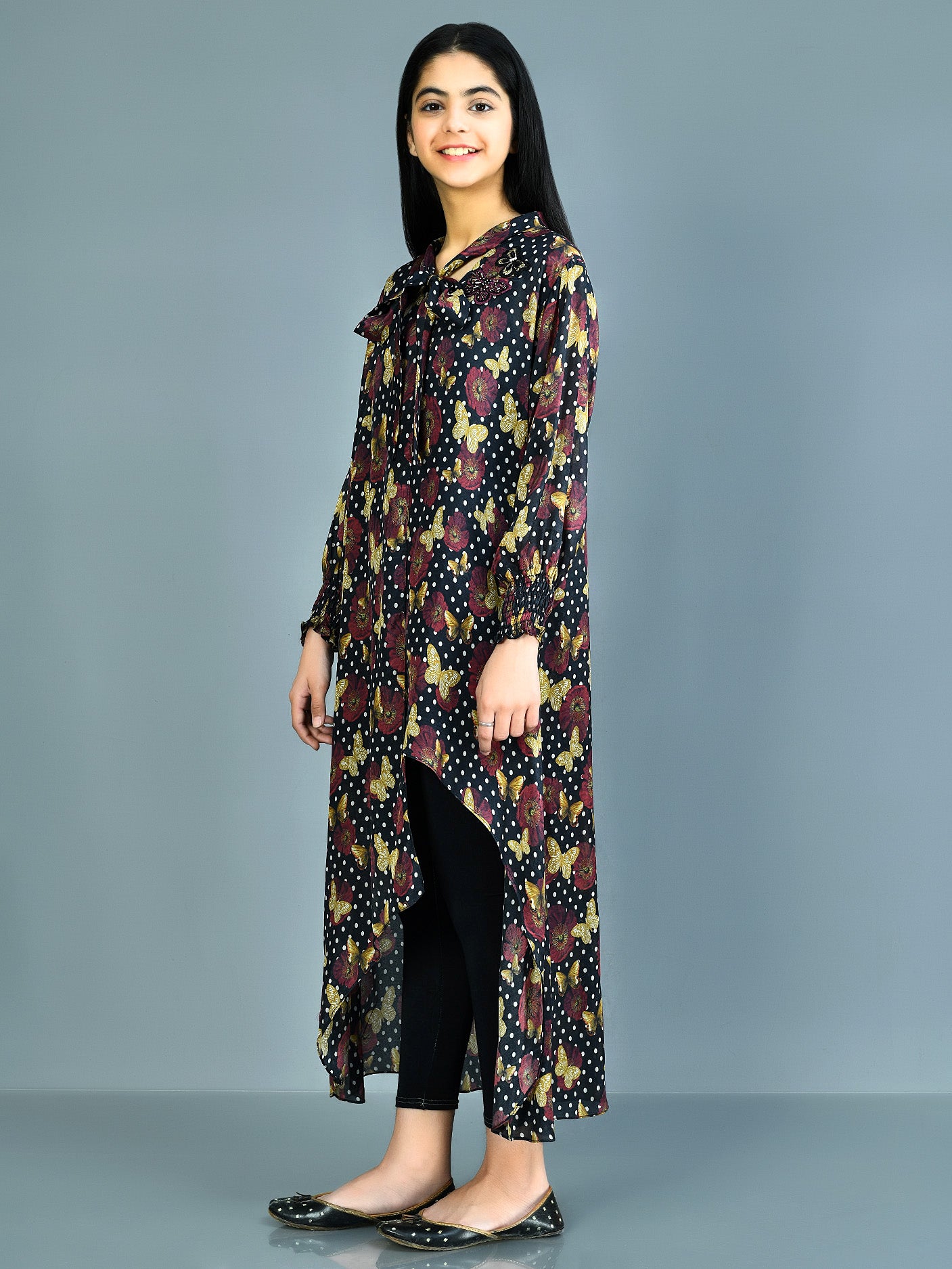 Embellished Silk Shirt