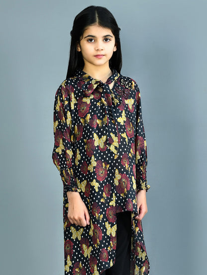 Embellished Silk Shirt