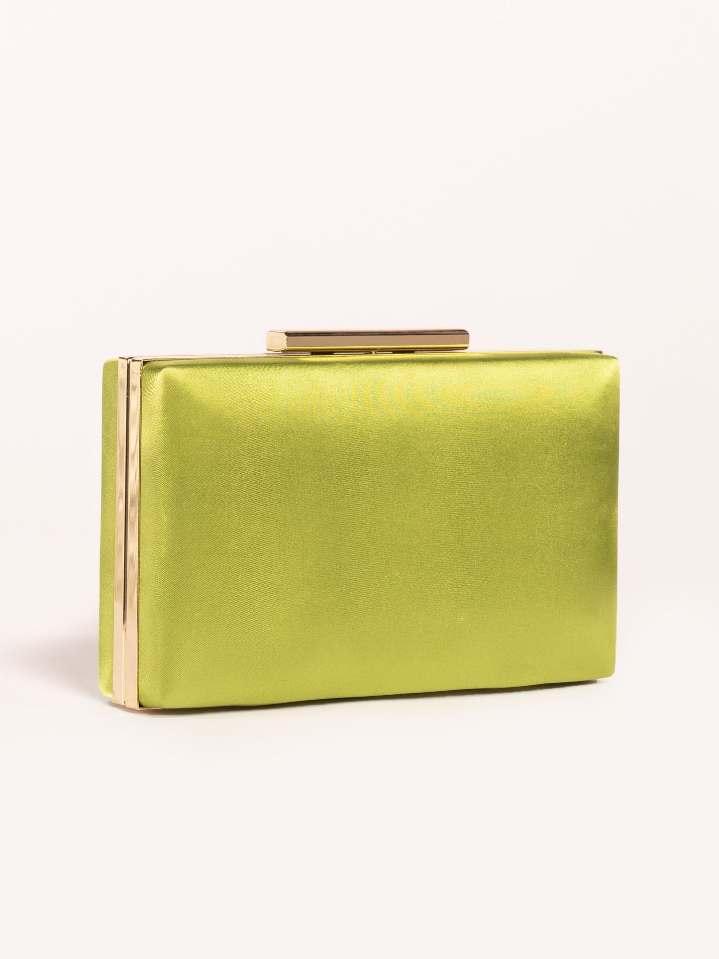 Satin Boxed Clutch