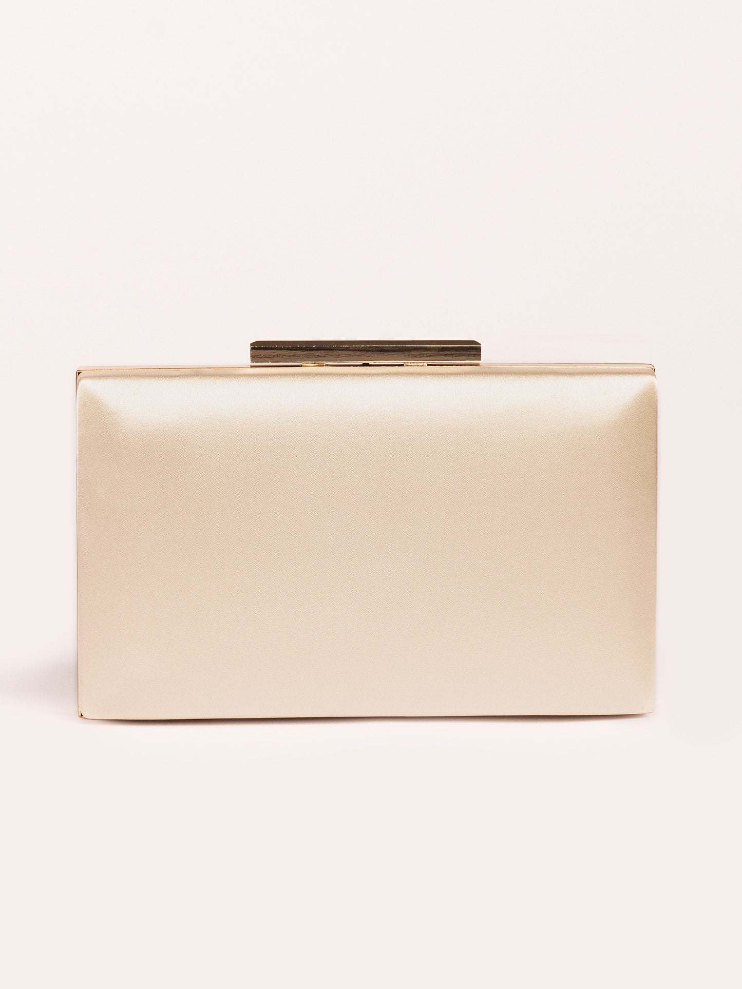 Satin Boxed Clutch