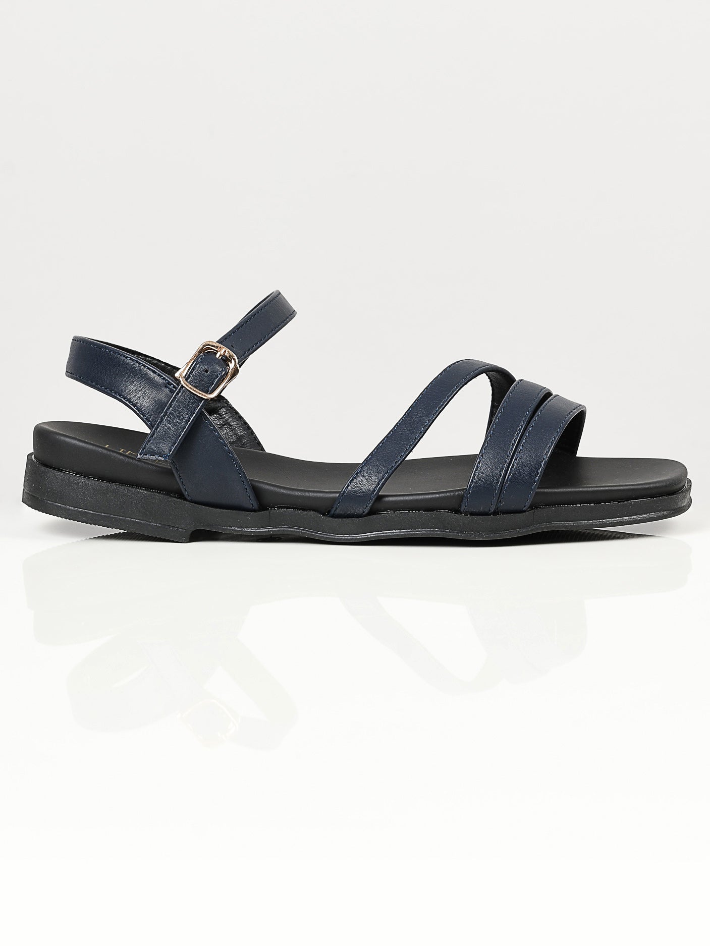 Plain Sandals - Navy Blue