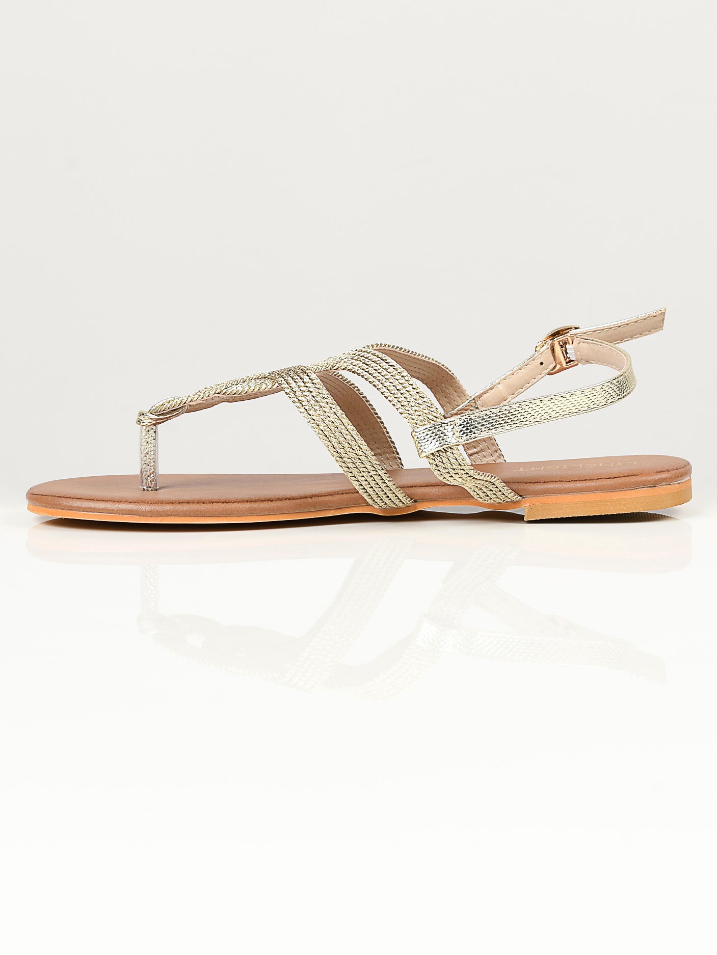 Shimmery Sandals - Gold