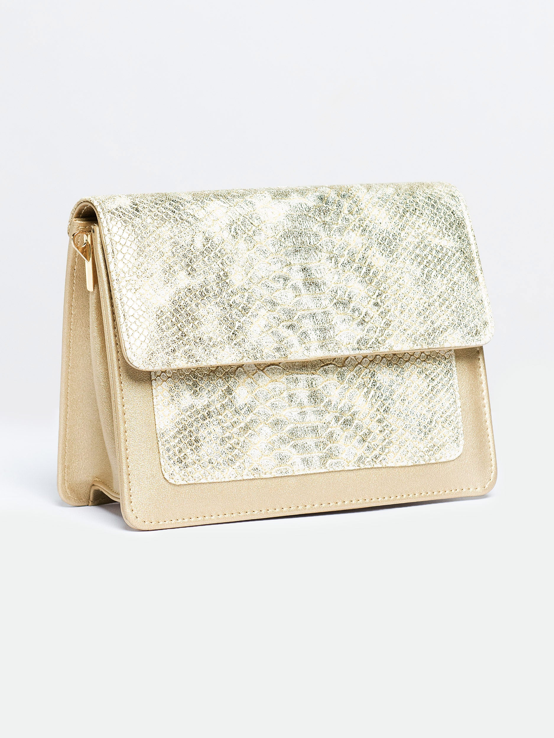 Printed Textured Handbag