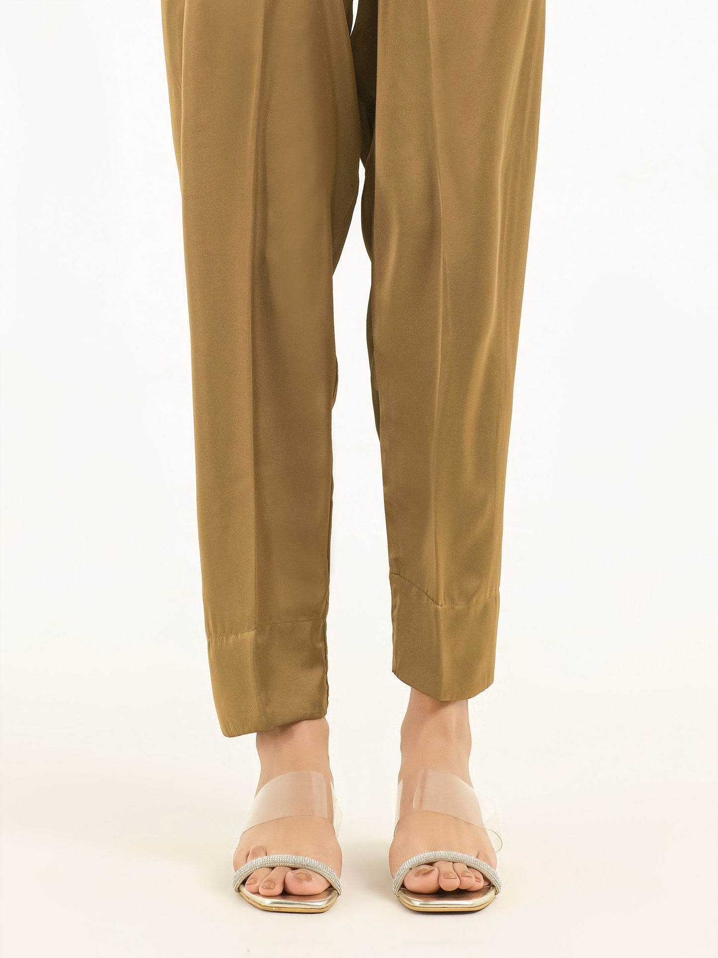 Dyed Silk Trousers