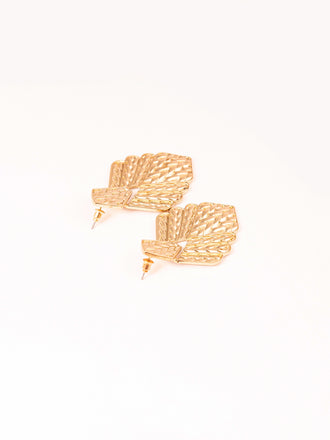 metallic-leaf-earrings