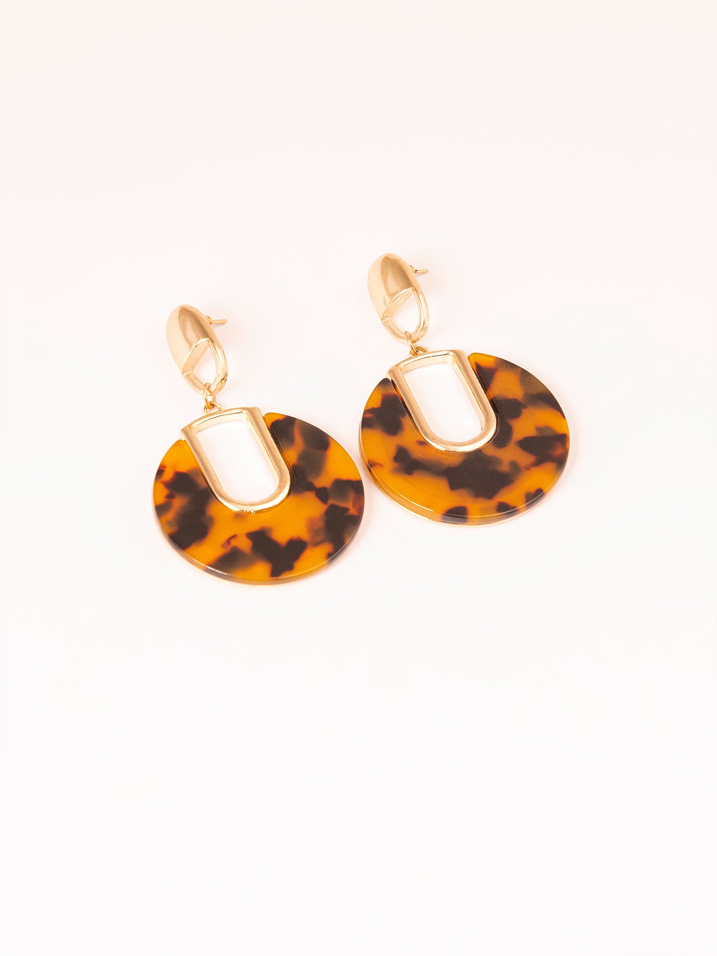 Animal Print Drop Earrings
