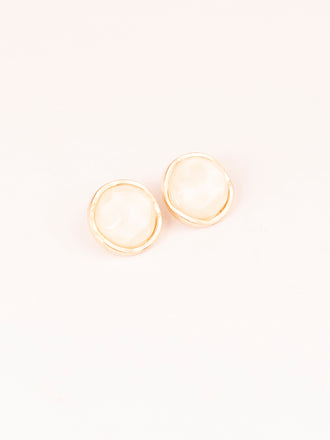 white-stud-earrings