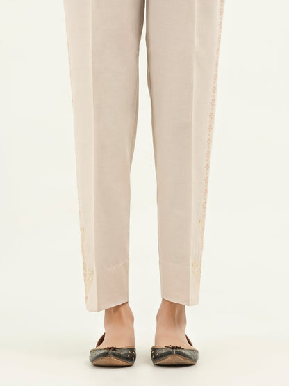 Embroidered Winter Cotton Trousers(Pret)