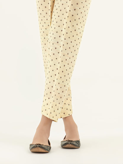 Printed Khaddar Trousers (Pret)