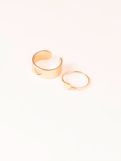 Metallic Ring Set