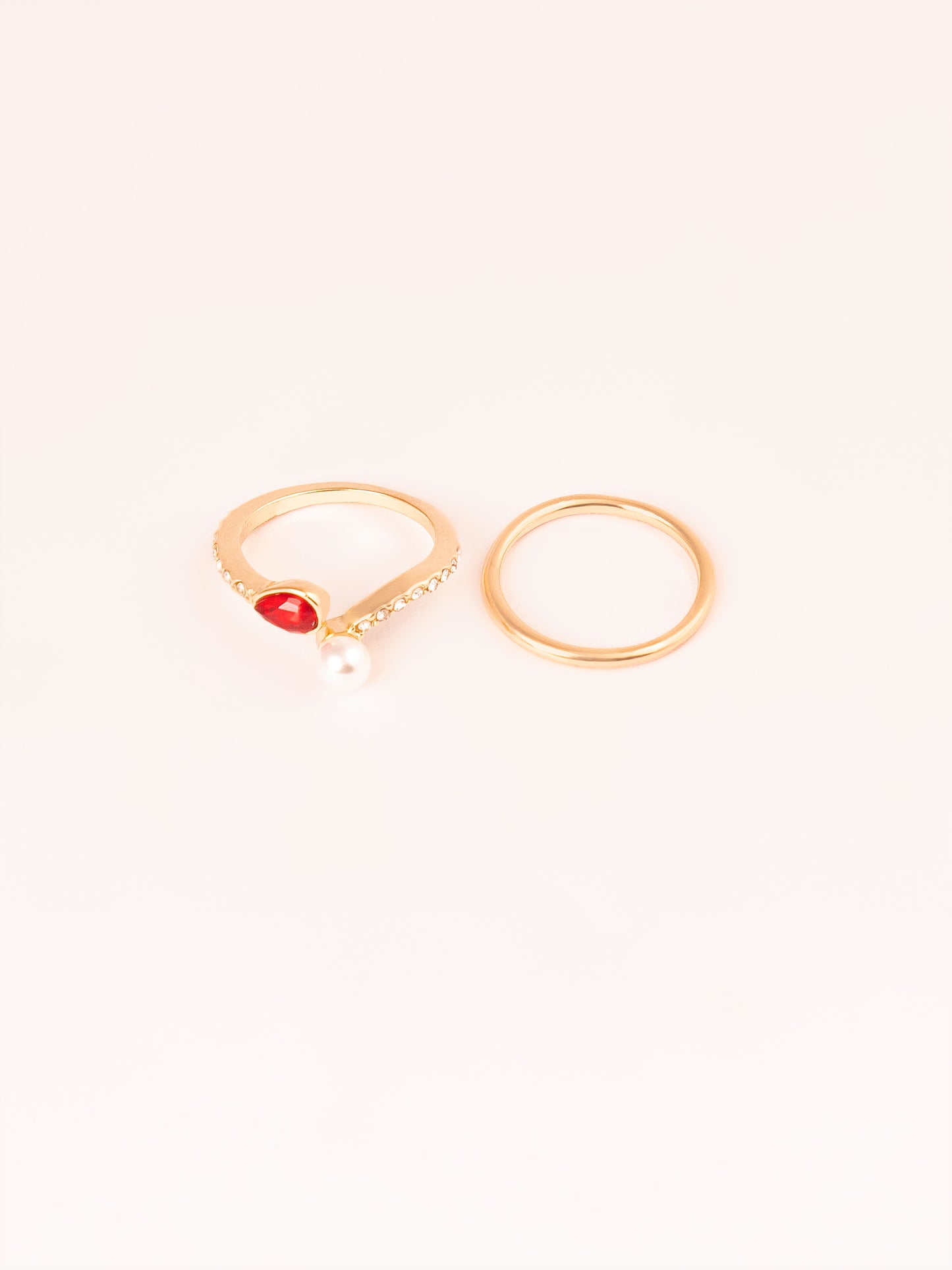 Metallic Ring Set