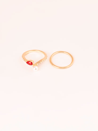 Metallic Ring Set