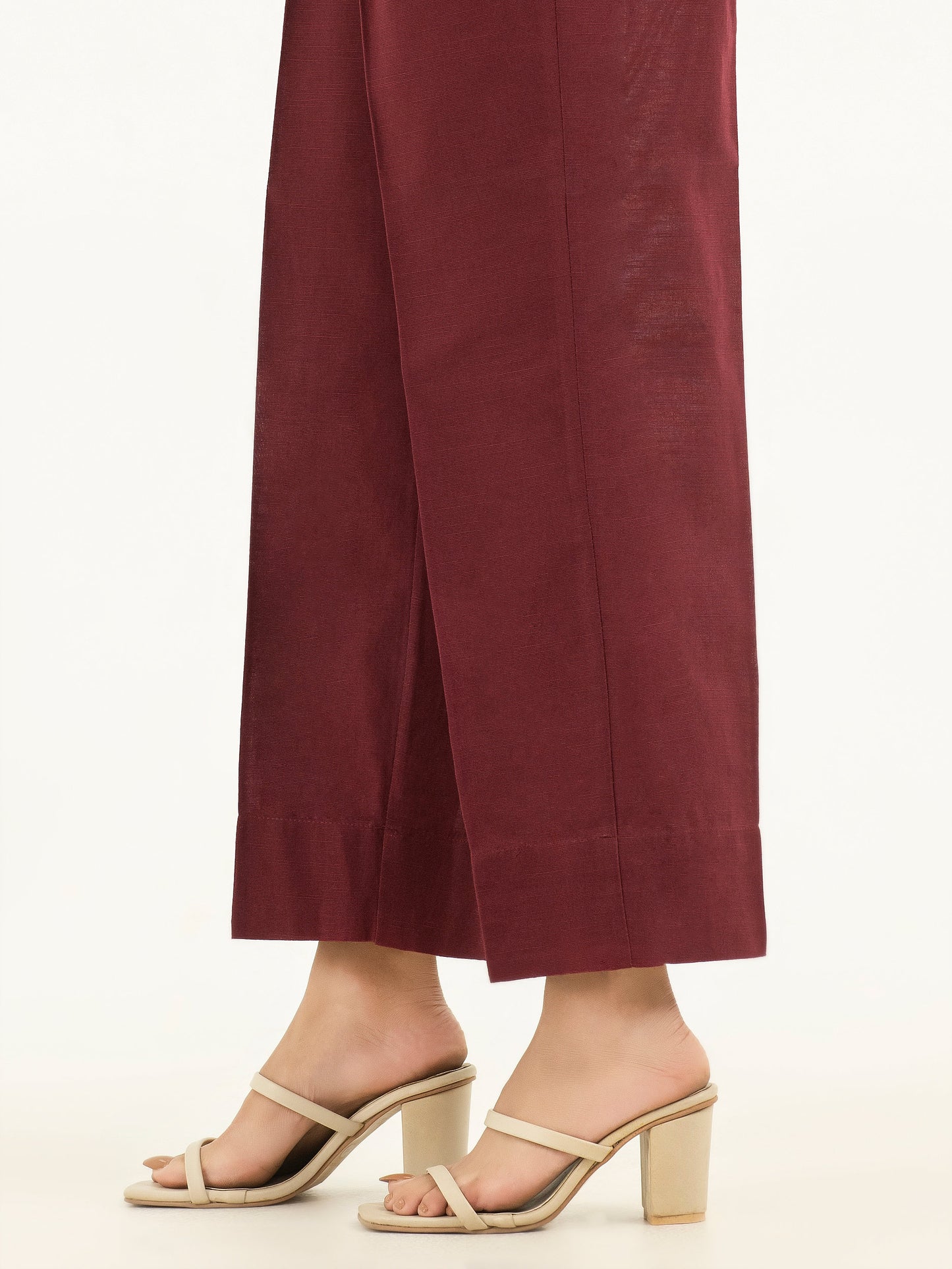 Dyed Khaddar Trousers(Pret)