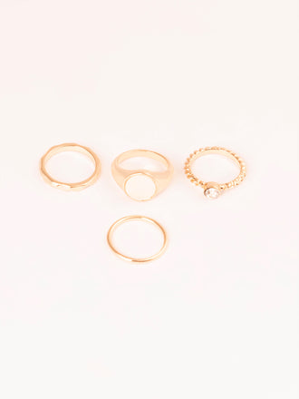 Metallic Ring Set