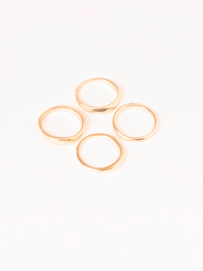 Metallic Ring Set