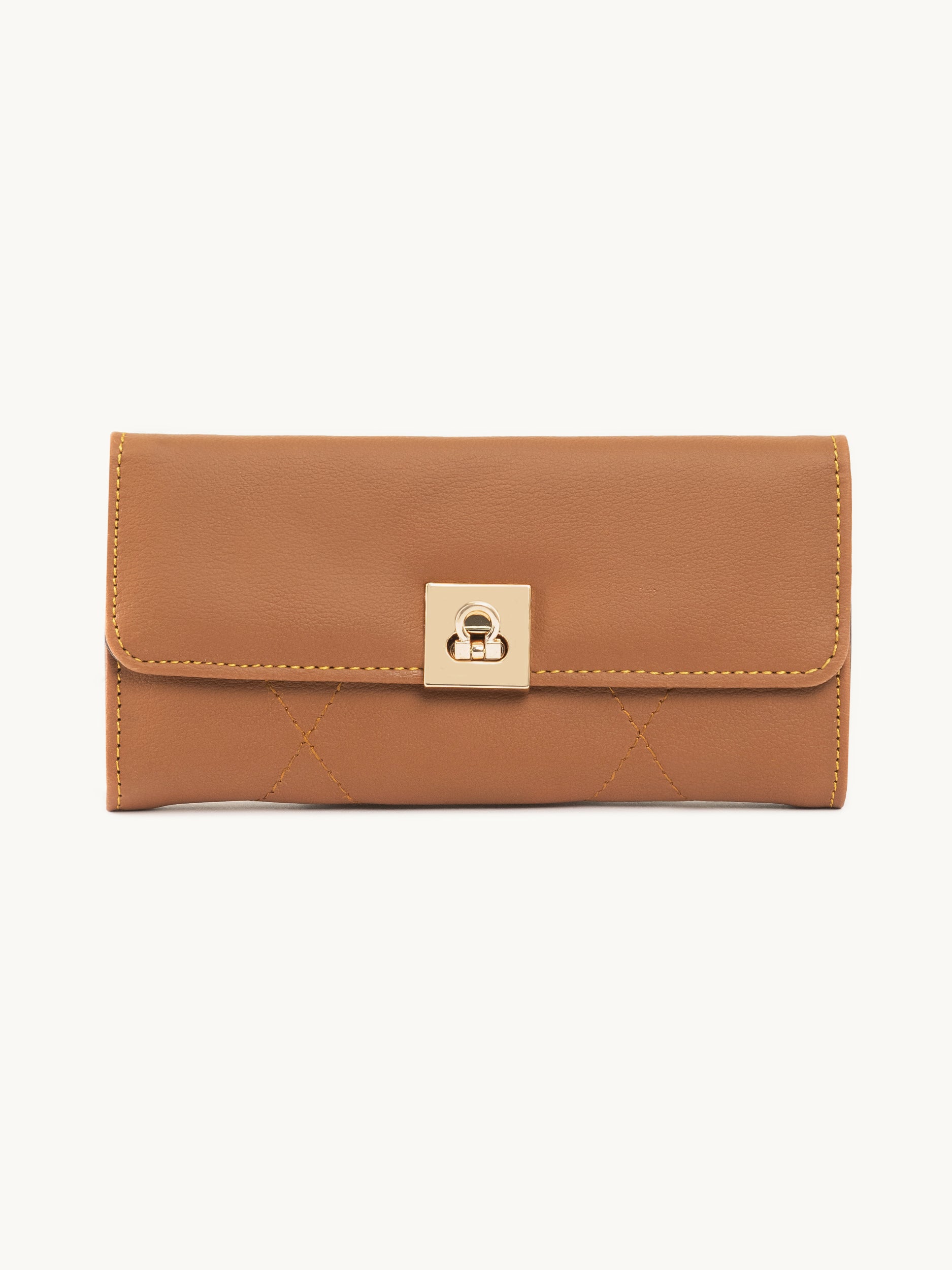 Metallic Lock Wallet Limelightpk