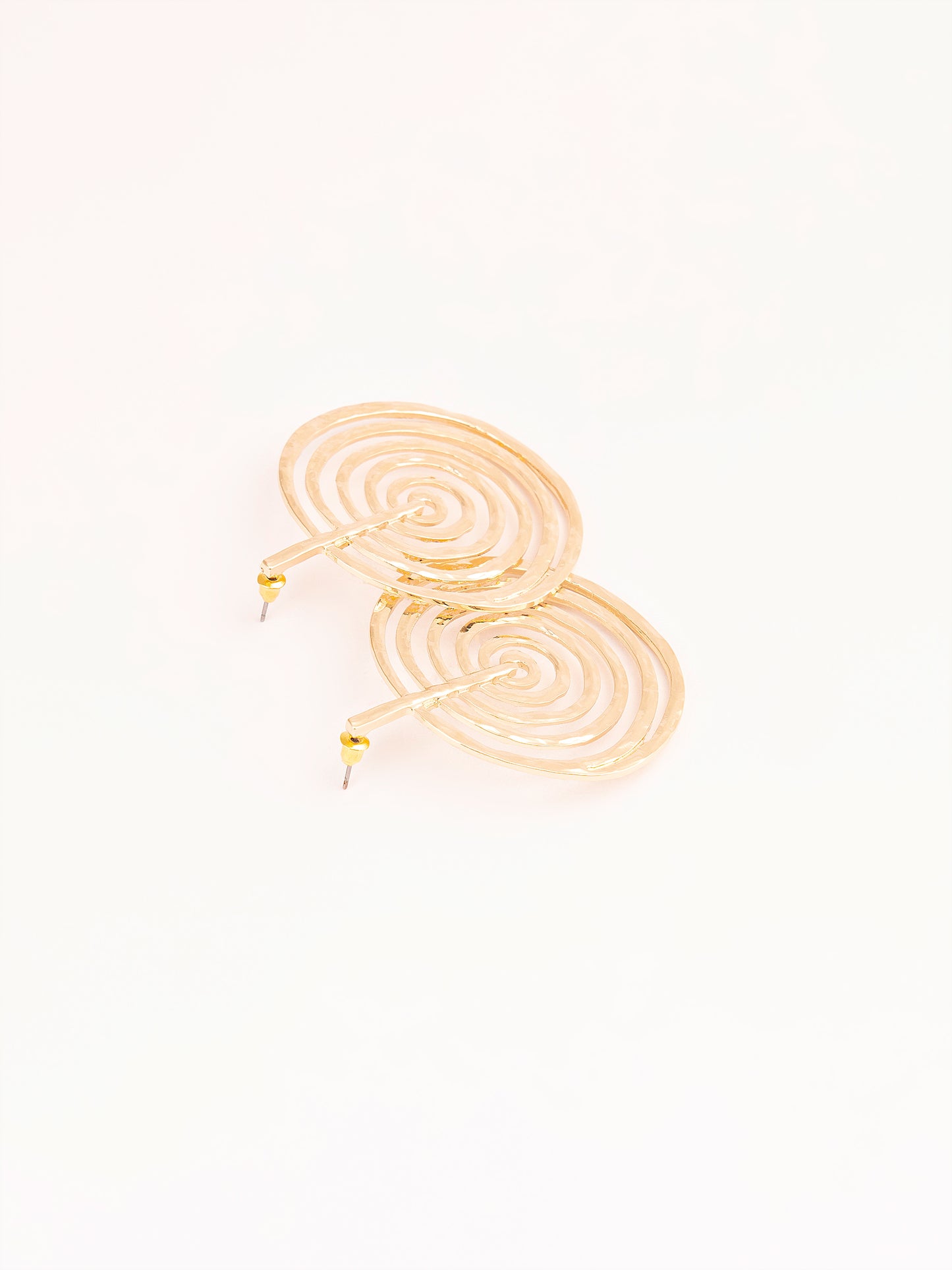Golden Coil Earrings