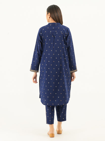 2 Piece Khaddar Suit-Pasted (Pret)
