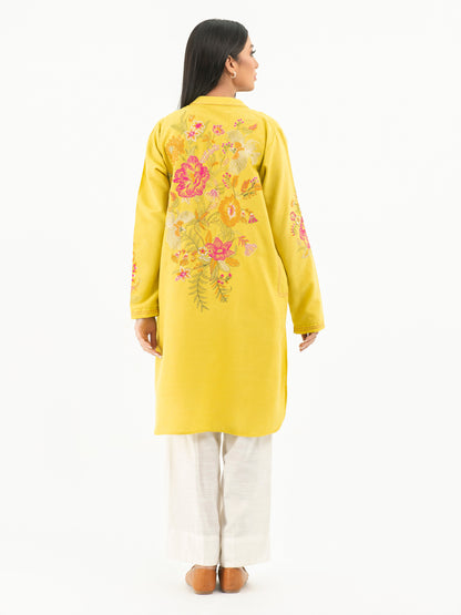 Khaddar Shirt-Embroidered (Pret)