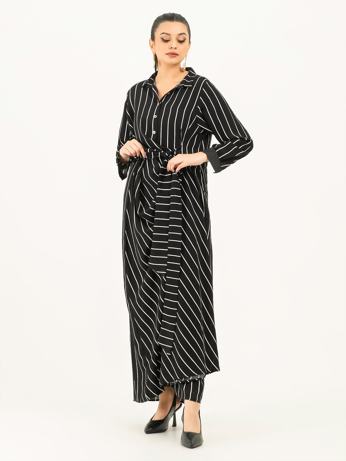 Two Tone Grip Dress