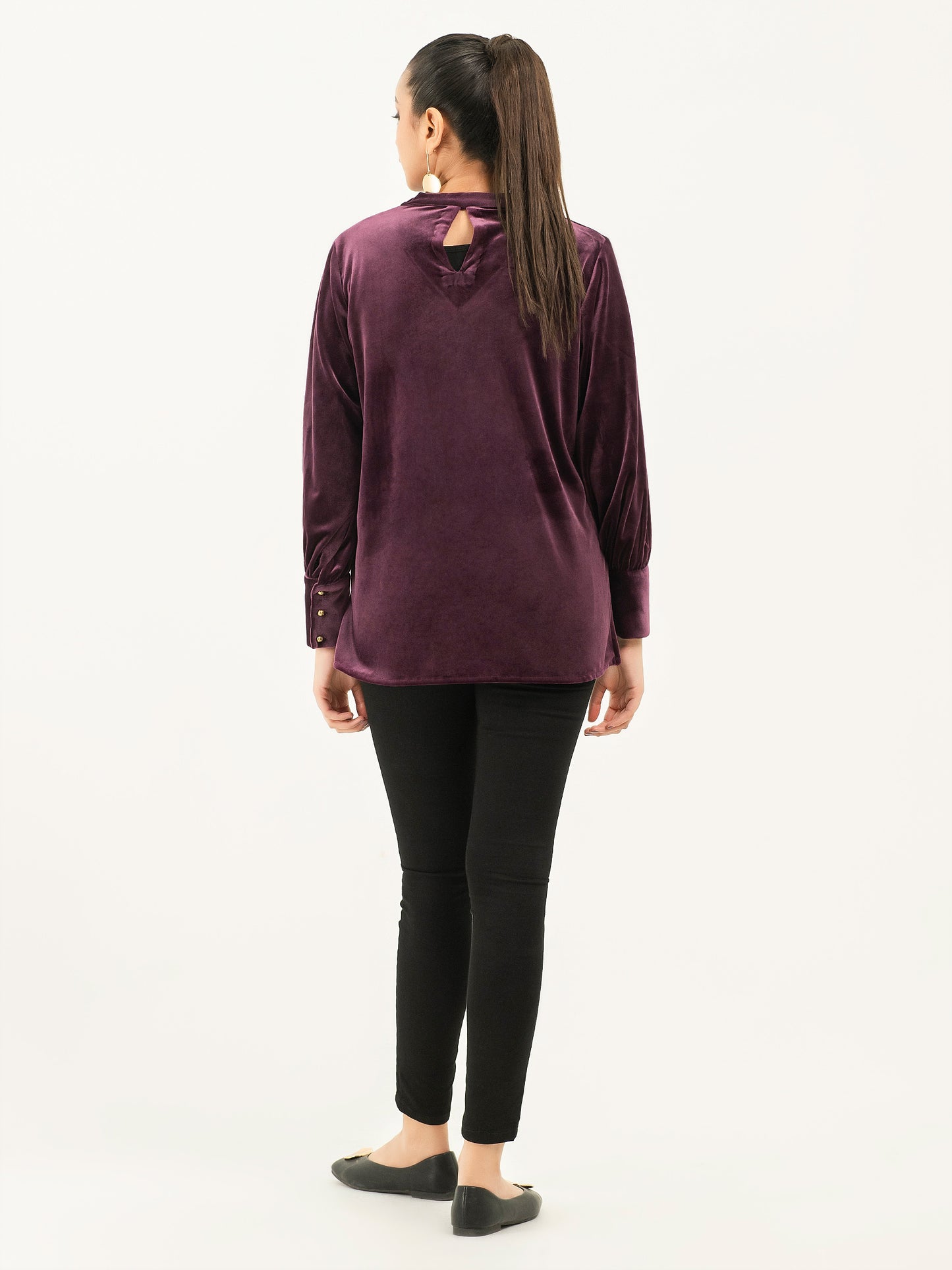 Solid Velvet Top