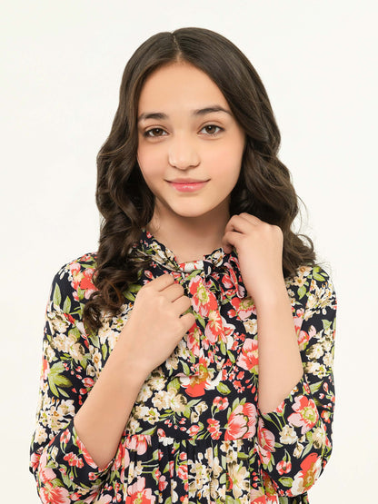 Grip Tiered Dress-Printed (Pret)