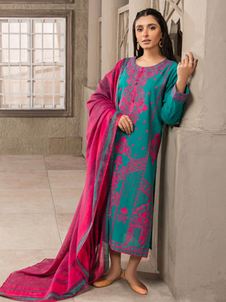 2 Piece Lawn Suit-Embroidered (Unstitched)